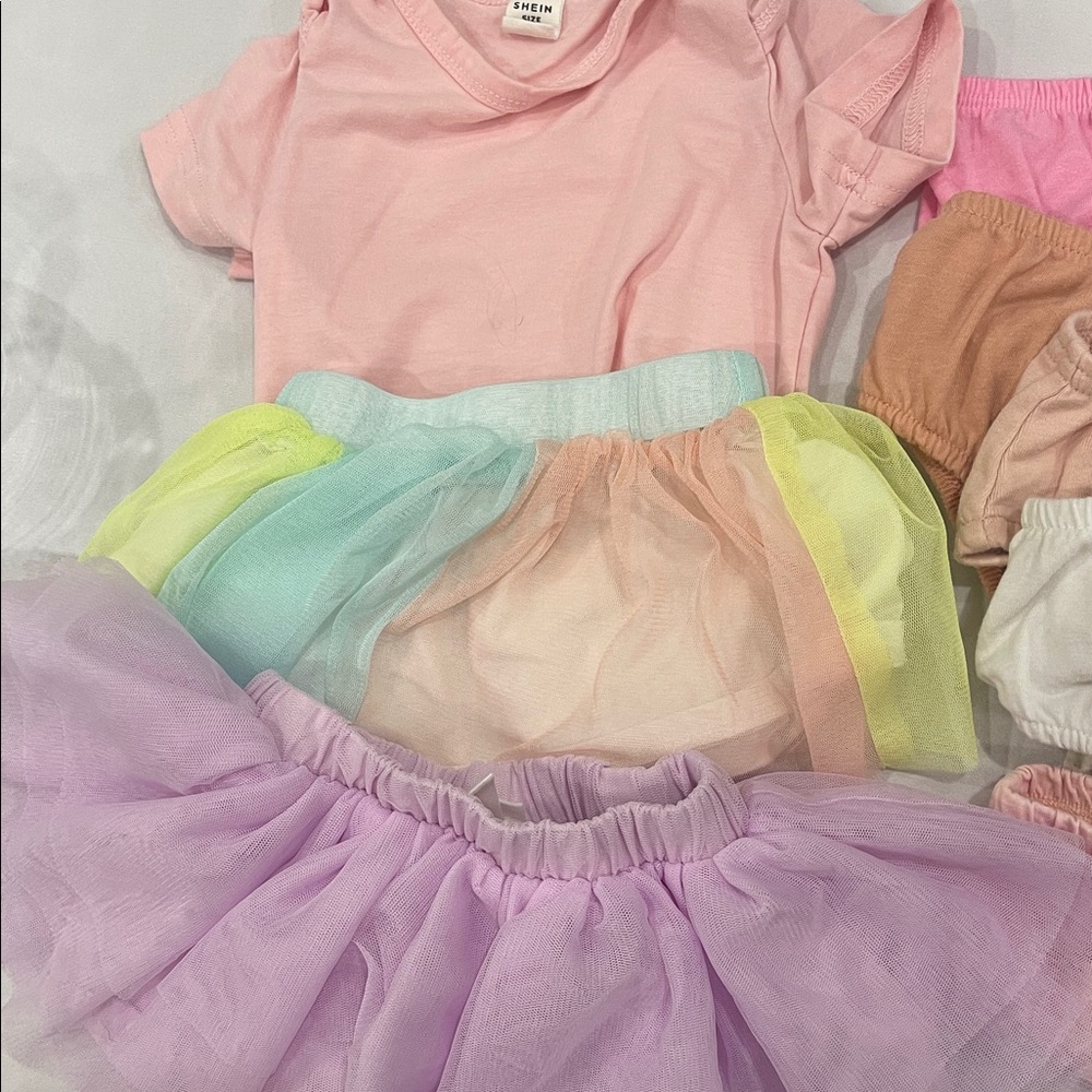 Colorful Kids Tutu Bloomers Shorts Set Variety 15 Pieces - Picture 6 of 8